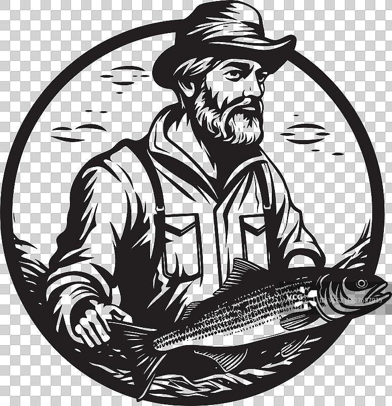 钓大鱼游戏标志图片素材