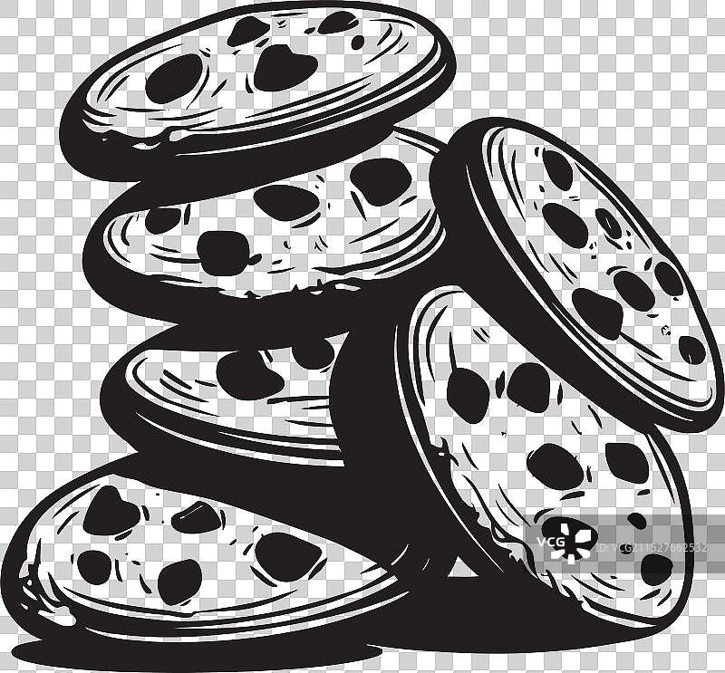 松脆饼干图标合集图片素材