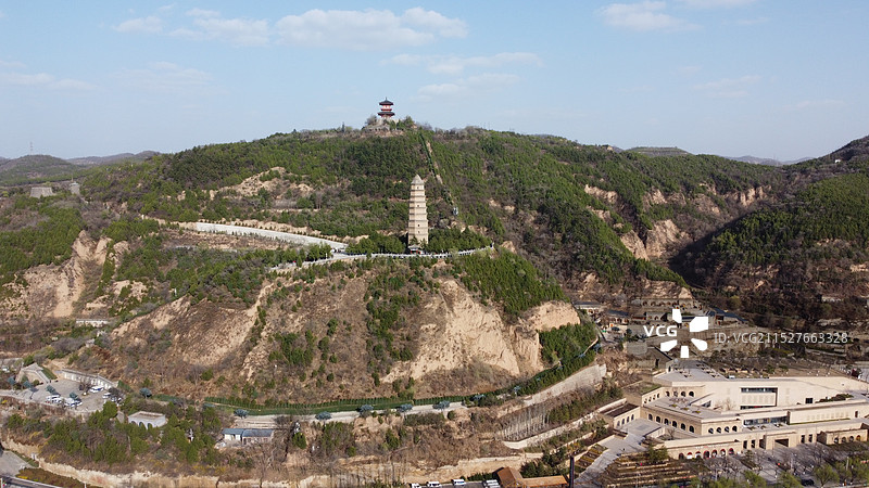 陕西延安宝塔图片素材