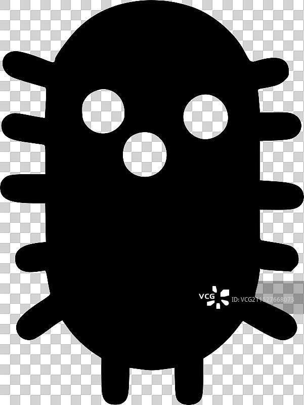 细菌 - 极简和简单的轮廓图片素材