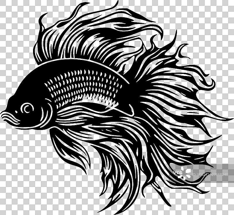 斗鱼 - 高质量标志 - 理想用于图片素材