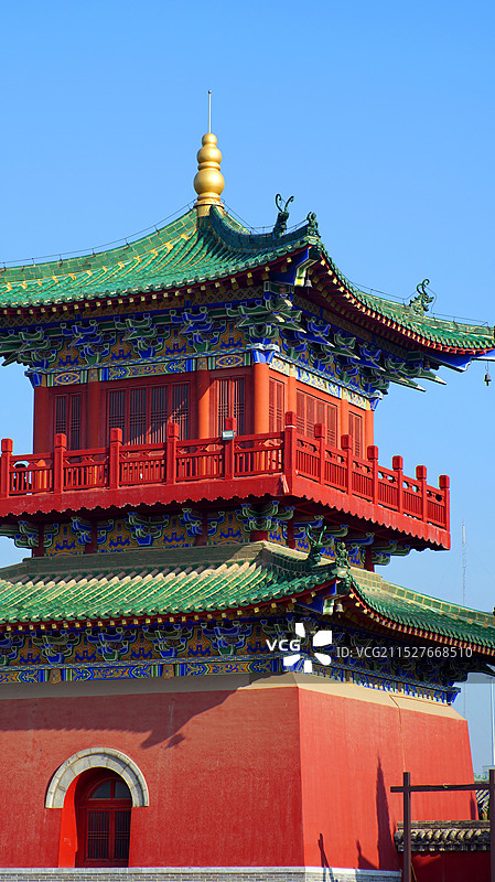 河南：伊川县二程文化园图片素材