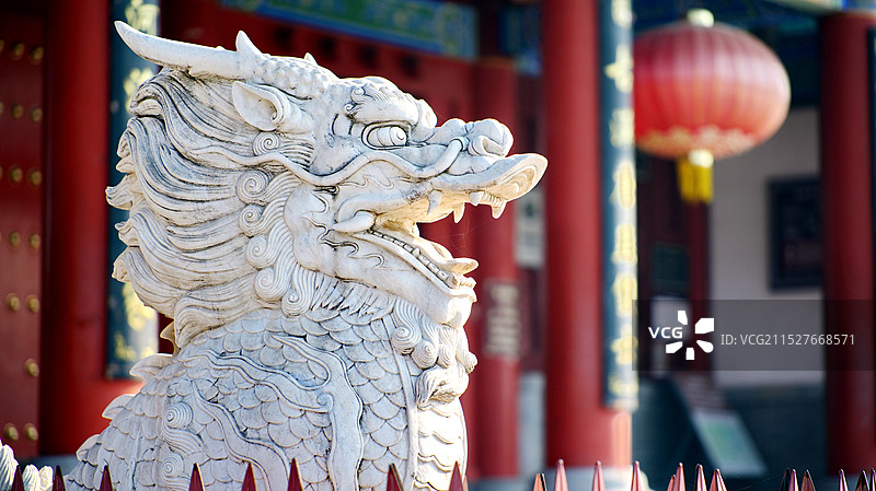 河南：伊川县二程文化园图片素材