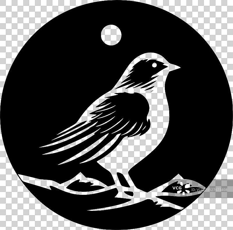 鸽子 - 极简和简单的轮廓图片素材