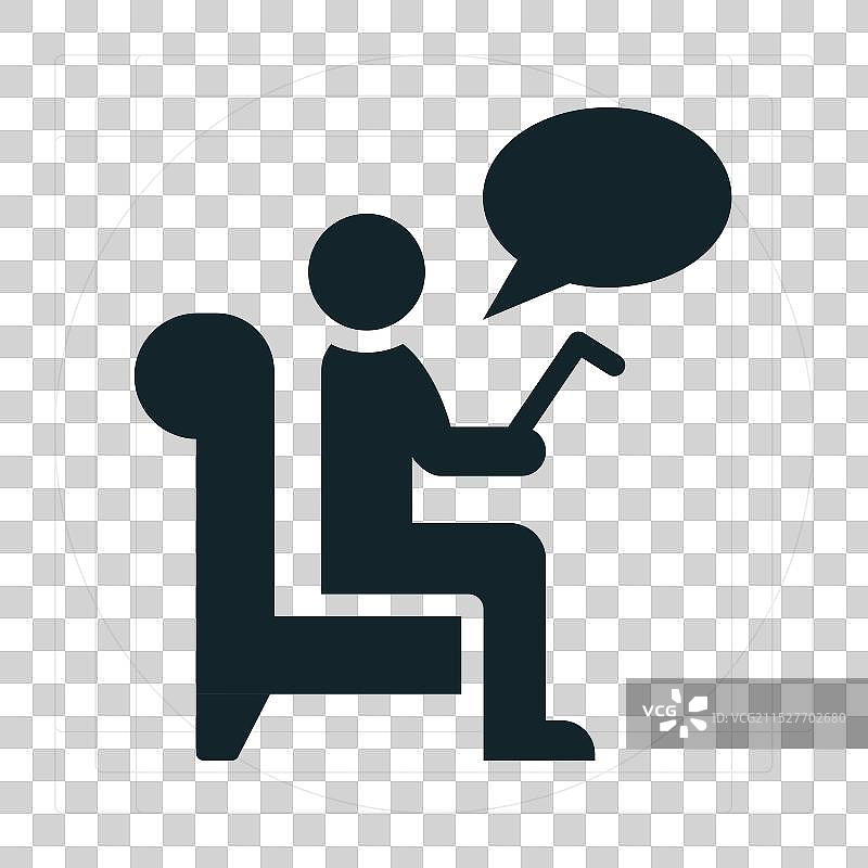 患者与心理医生讨论问题图片素材