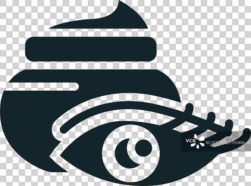 眼霜瓶改善睫毛状况图标图片素材