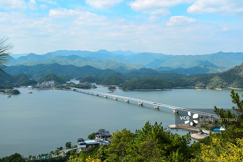 杭州千岛湖森林氧吧图片素材