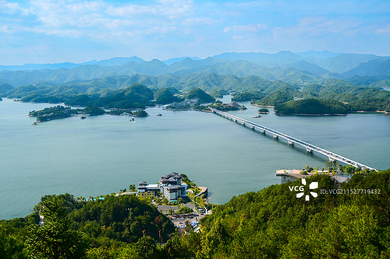 杭州千岛湖森林氧吧图片素材