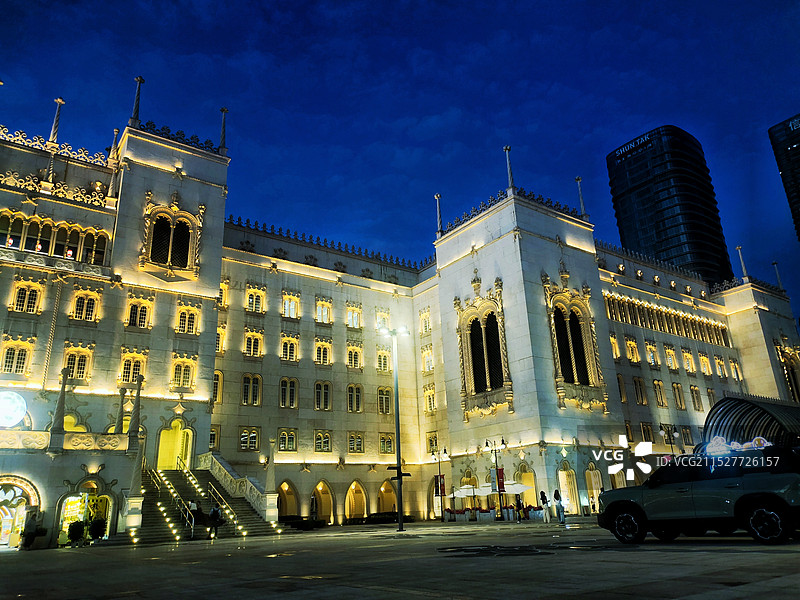 城市建筑夜景图片素材