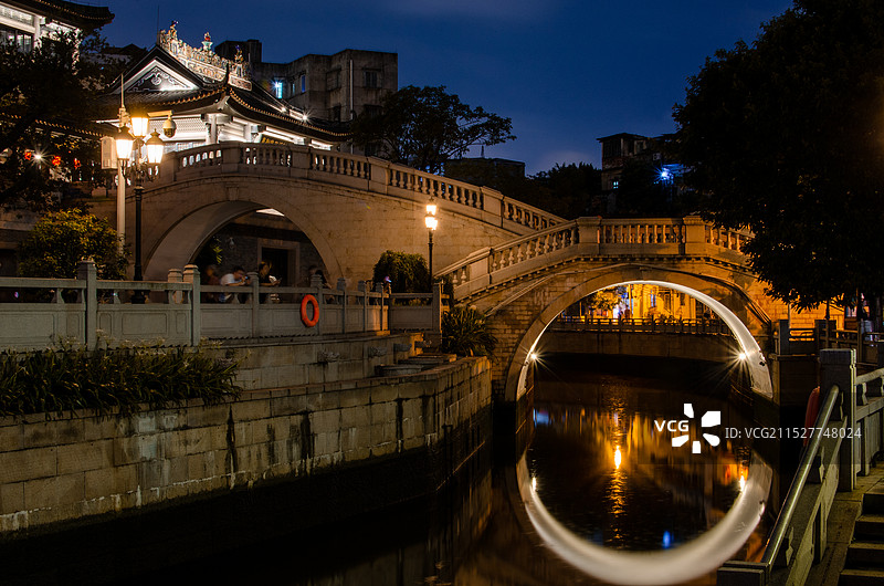 广州永庆坊月亮桥图片素材