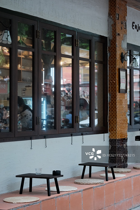 生活中的烟火气～漂亮的小咖啡馆图片素材