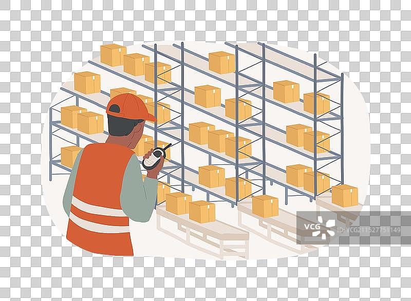 自动化存储和检索系统隔离图片素材