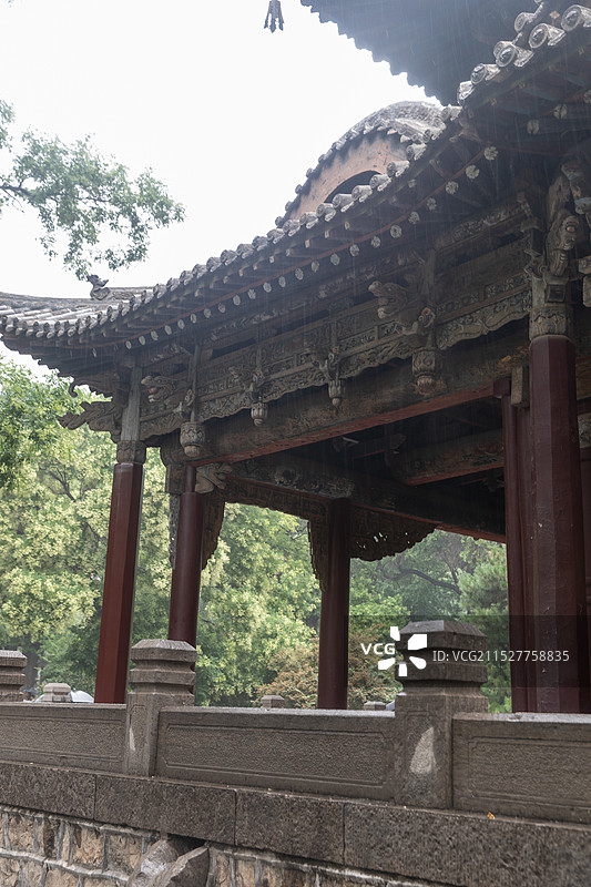 山西晋祠水镜台图片素材