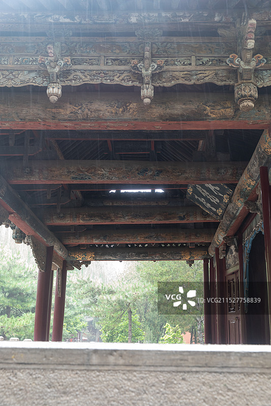 山西晋祠水镜台图片素材