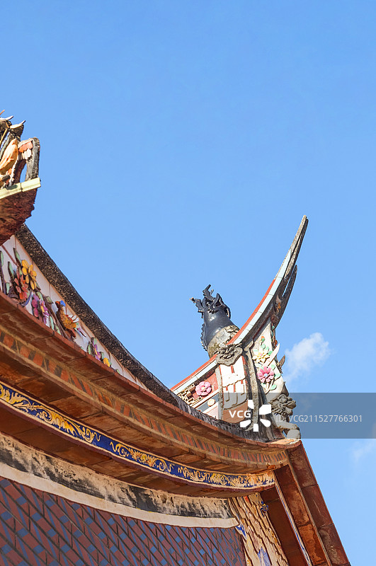 燕尾脊 屋脊 屋檐 闽南建筑 闽南文化图片素材