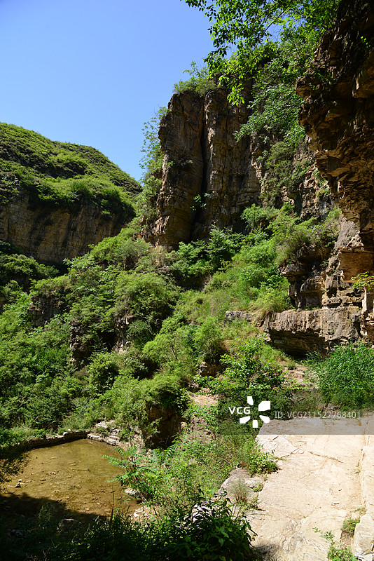 全胜峡，河北省保定市唐县图片素材
