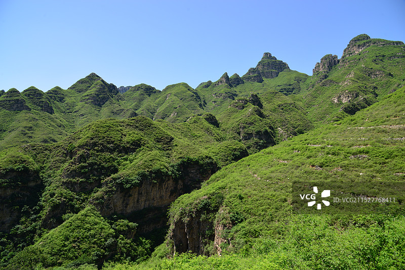 全胜峡，河北省保定市唐县图片素材