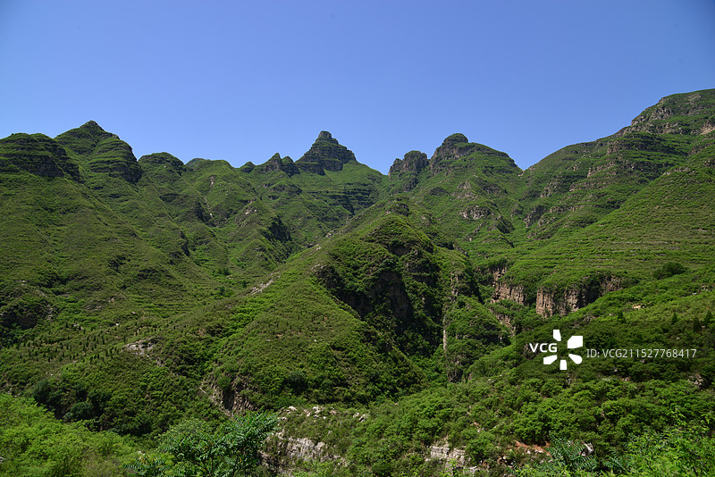全胜峡，河北省保定市唐县图片素材