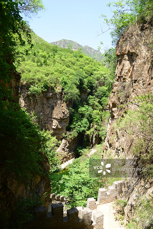 全胜峡，河北省保定市唐县图片素材