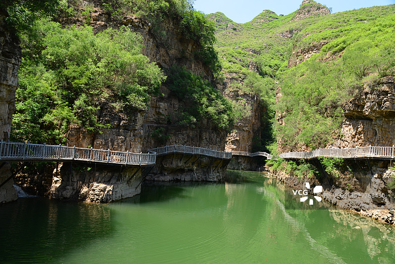 全胜峡，河北省保定市唐县图片素材
