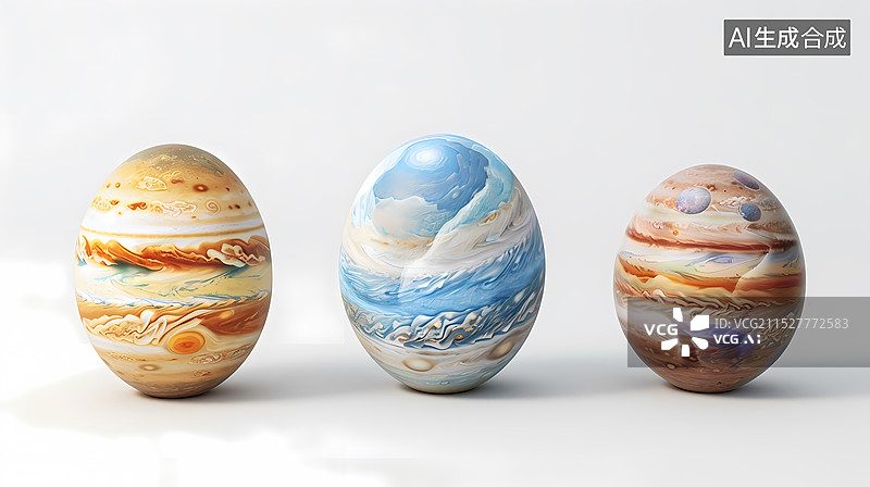 【AI数字艺术】星球艺术背景图片素材