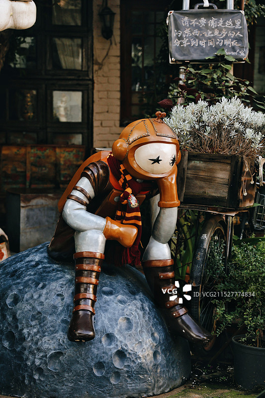 未来风格雕塑图片素材