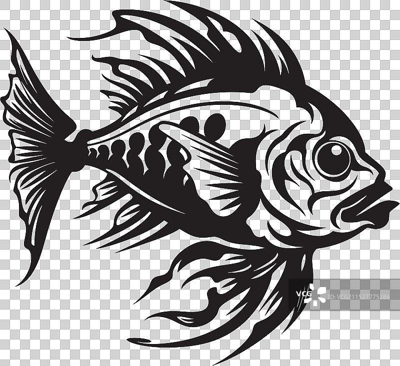 河床启示 黑鱼群 设定海岸图片素材