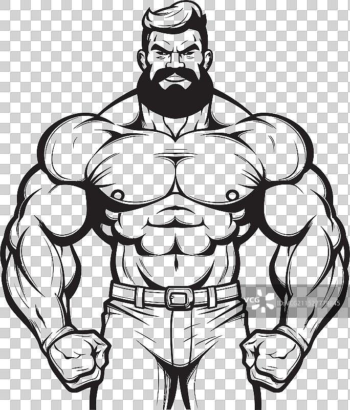 不可思议的绿巨人的搞笑表弟黑色角色图片素材