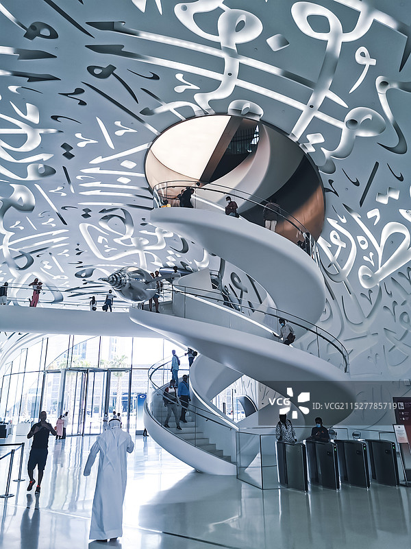 触碰2071，迪拜未来博物馆图片素材
