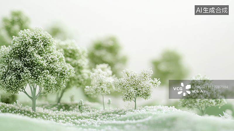 【AI数字艺术】绿色环境背景图图片素材