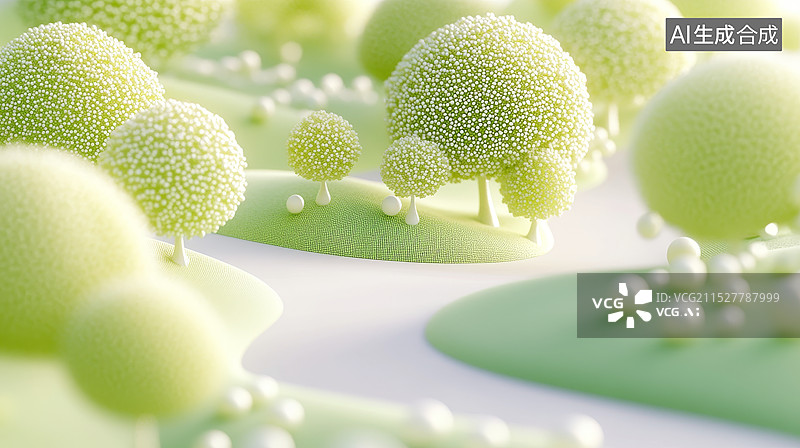 【AI数字艺术】绿色环境背景图图片素材