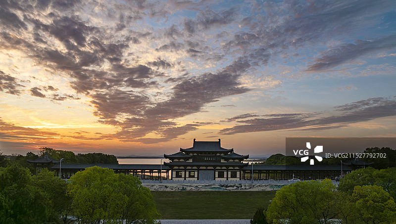 湖北省漳河水库渠首闸图片素材