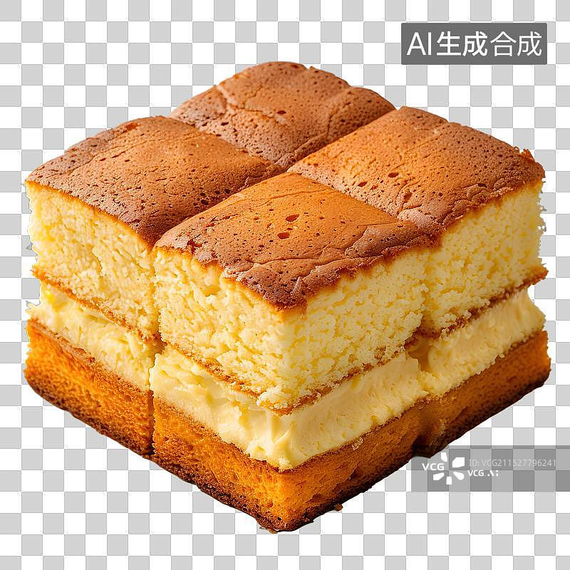 【AI数字艺术】免抠|日式奶油蛋糕图片素材