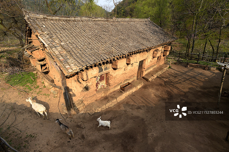 有意境的农村老房子图片素材