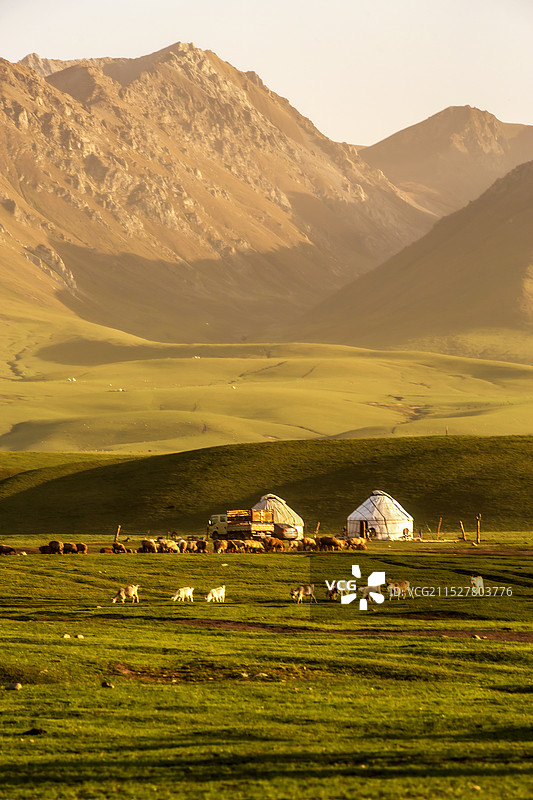 《新疆•那拉提空中草原》图片素材