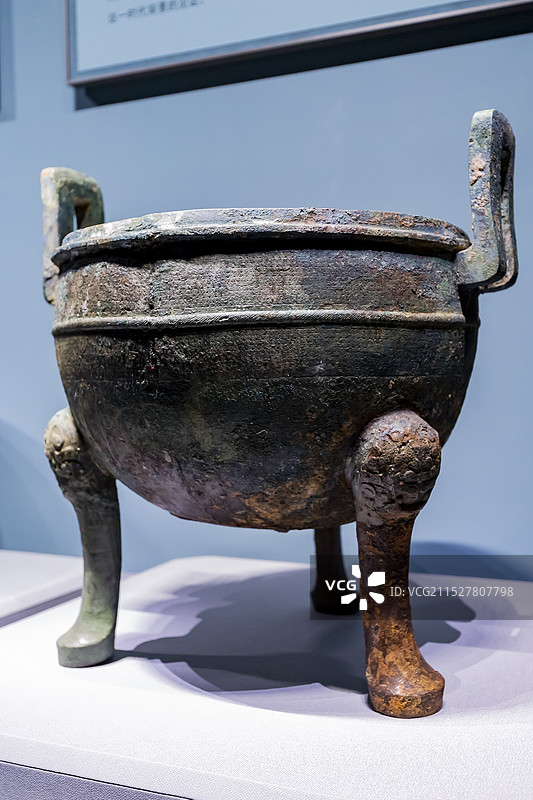 春秋 蟠璃纹铜鼎山西博物院图片素材