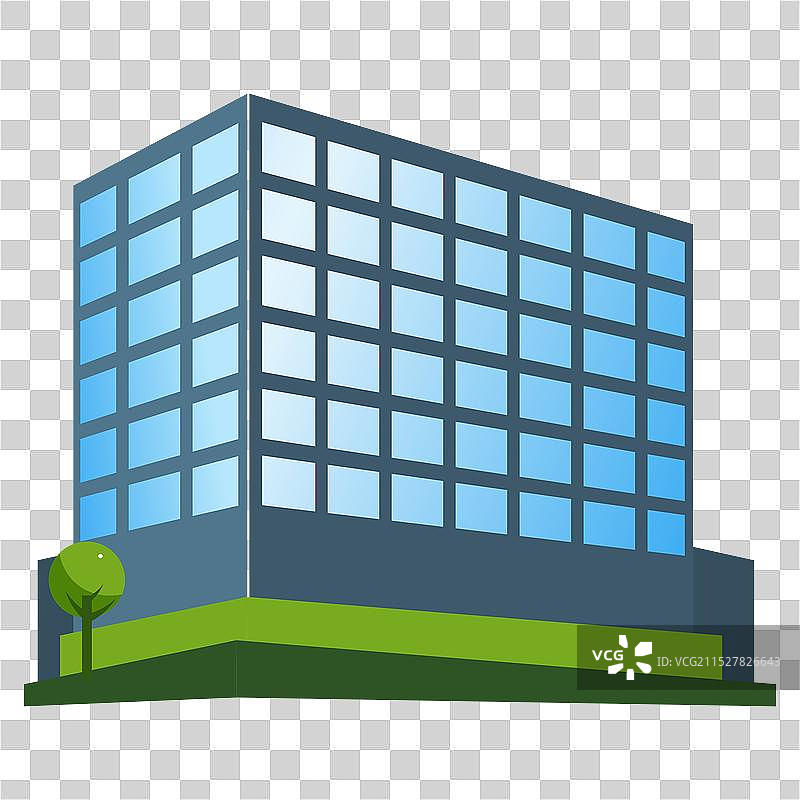 现代摩天大楼建筑图标城市建筑图片素材