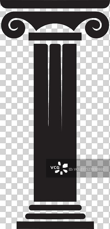 海风峰顶的楼梯符号在岩石岛屿上图片素材