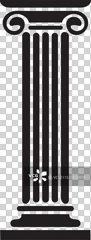 地平线高度的楼梯徽章在岩石岛屿上图片素材