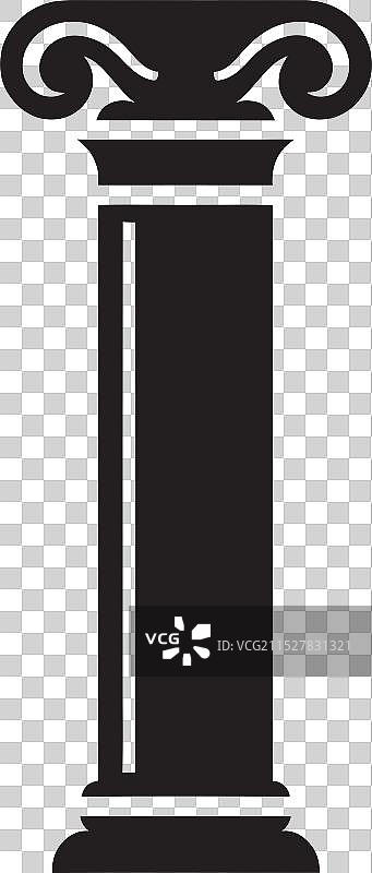 乡村度假小屋楼梯图标位于岩石突出部位图片素材