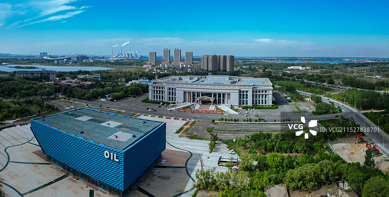 大庆市 广电大厦 万达广场 时代广场 万宝湖 奥体中心 科学技术馆 大庆石油馆图片素材