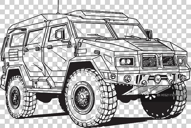 沙漠军事的海市蜃楼先锋标志设计图片素材