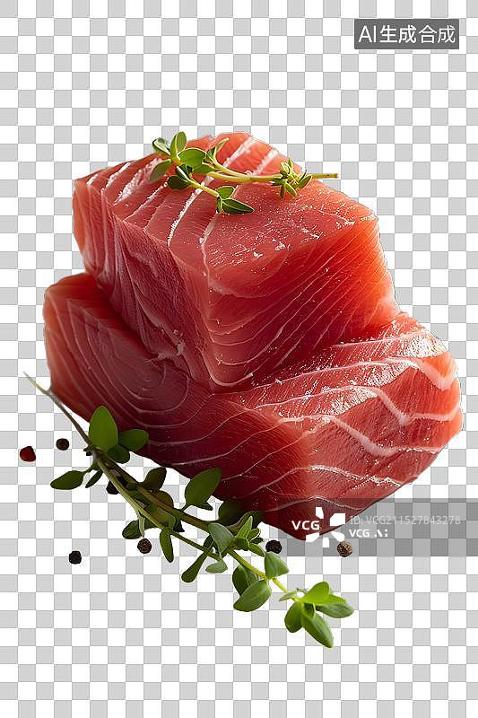 【AI数字艺术】免抠|金枪鱼排图片素材