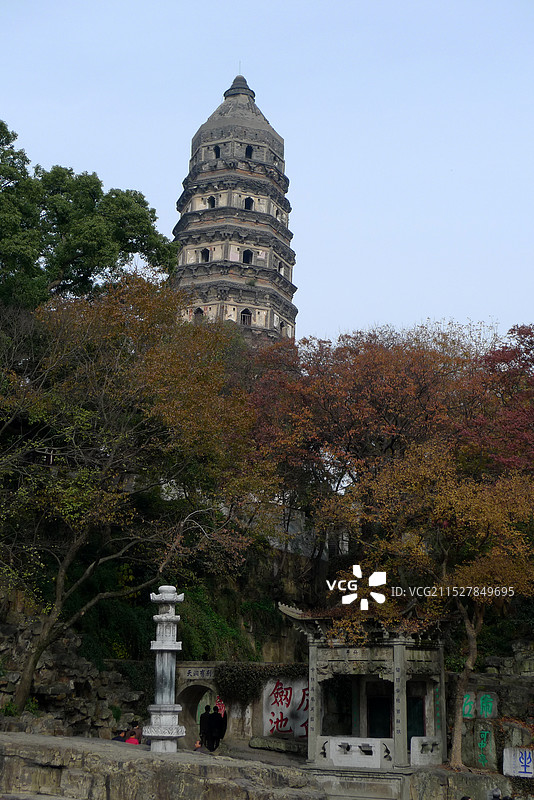 江苏省苏州市虎丘山风景名胜区图片素材