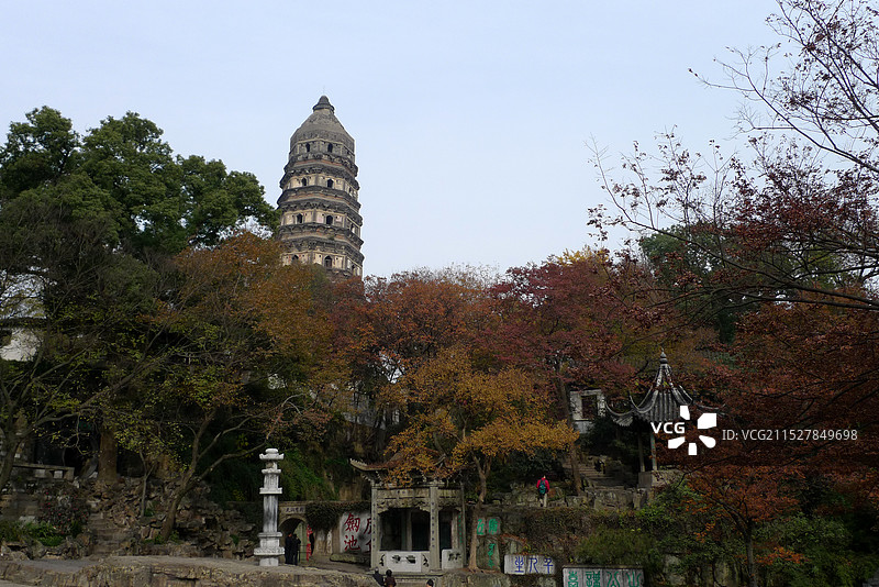 江苏省苏州市虎丘山风景名胜区图片素材