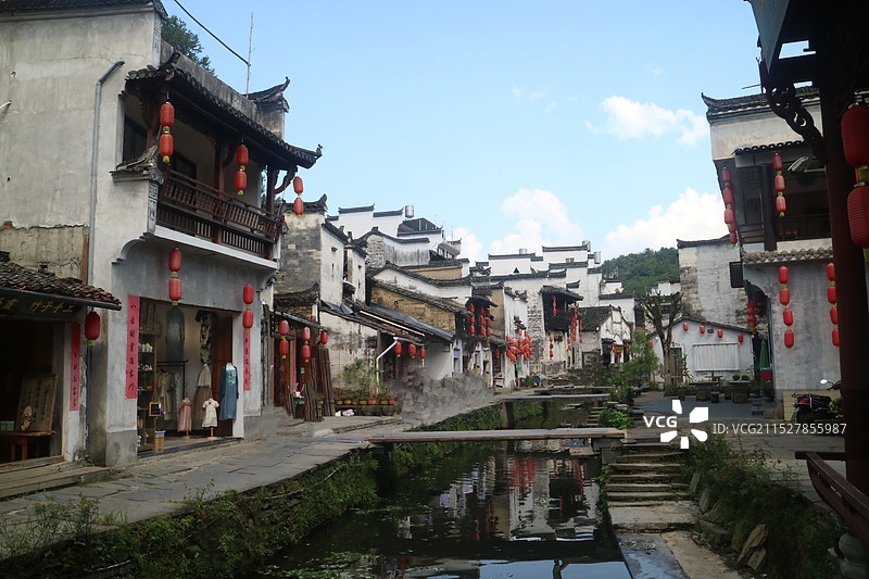 上饶李坑景区图片素材