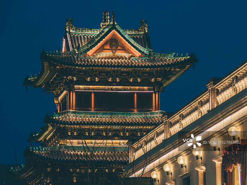 太原食品街图片素材