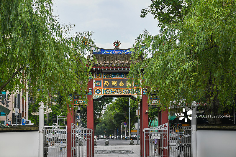 福州西湖公园图片素材