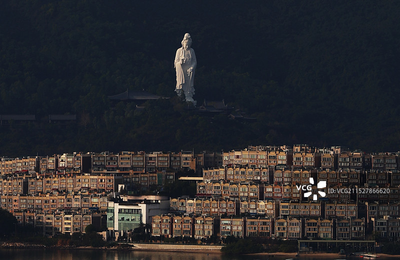 香港慈净山观音图片素材