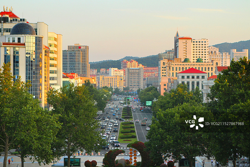 威海城市风光图片素材